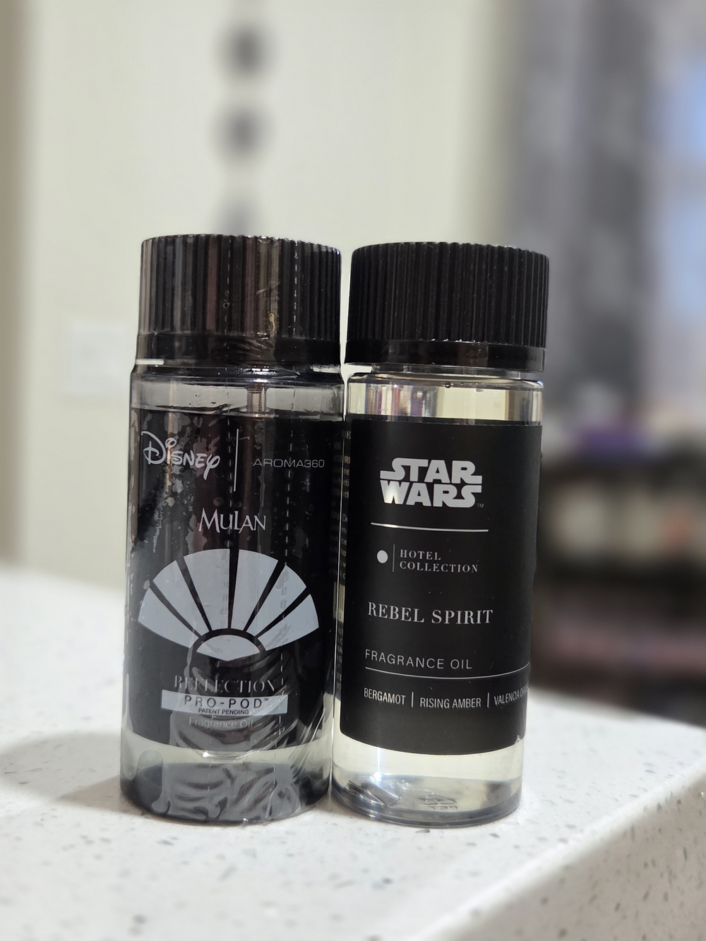 Aroma360 Star Wars Rebel Spirit& Mulan Reflection ORO PODS Fragrance Oils Duo